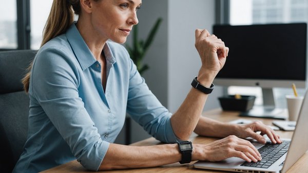 Quels sont les exercices de renforcement des poignets pour les personnes travaillant sur ordinateur?